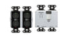 Bi-Directional Mic/Line Dante Interface 4 x 2 w/PoE - Software Configurable - 4 XLR In 2 Out on Rear-Panel Terminal Block - Black 7 Year Warranty
