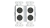 Wall-Mounted Bi-Directional Mic/Line Dante Interface 4 x 2 7 Year Warranty