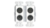 Bi-Directional Mic/Line Dante Interface 4 x 2 w/PoE - Software Configurable - 2 XLR In 2 XLR Out 2 In on Rear-Panel Terminal Block - White 7 Year Warranty