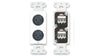 Dual XLR 3-pin Female Jacks on Decora&reg; Wall Plate - 7 Year Warranty