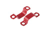 Securi-Flex SFX/FC-CLIP-8-SAD-RED-100 Fire Resistant 8mm Saddle Clip Red 100pk