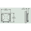 Flat-to-wall mount for LCD screens 10" - 29" max weight 36kg - Black