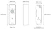 Suprema XPQ2-DB Intelligent QR RFID Reader , IP65 , 12VDC