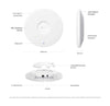 TP-LInk EAP772 Omada BE9300 Ceiling Mount Tri Band Wi Fi 7 Access Point