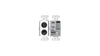 Wall-Mounted Bi-Directional Mic/Line Dante Interface 1x2 - White - 7 Year Warranty