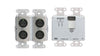 Wall-Mounted Bi-Directional Mic/Line Dante Interface 4 x 2 7 Year Warranty