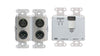 Wall-Mounted Bi-Directional Mic/Line Dante Interface 4 x 2 7 Year Warranty
