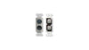 XLR 3-pin Female &amp; 3-pin Male on Decora&reg; Wall Plate - Stainless Steel - 7 Year Warranty