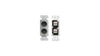Dual XLR 3-pin Male Jacks on Decora&reg; Wall Plate - Stainless Steel - 7 Year Warranty