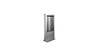 55" SINGLE Floor Standing Totem/Portrait Kiosk Silver