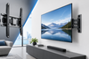 Articulating TV wall mount with mounted screen